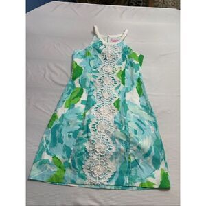 Lilly Pulitzer First Impression Pearl Shift Poolside Dress Size 2